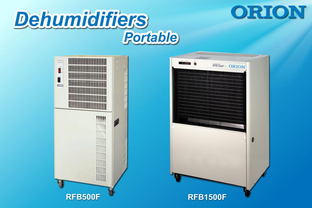 เครื่องลดความชื้น (Dehumidifier) Dehumidifiers of portable type