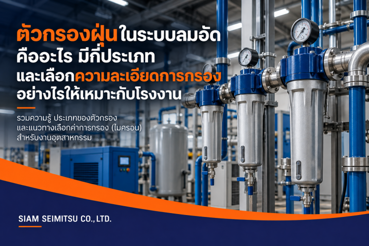 ตัวกรองฝุ่นในระบบลมอัดคืออะไร